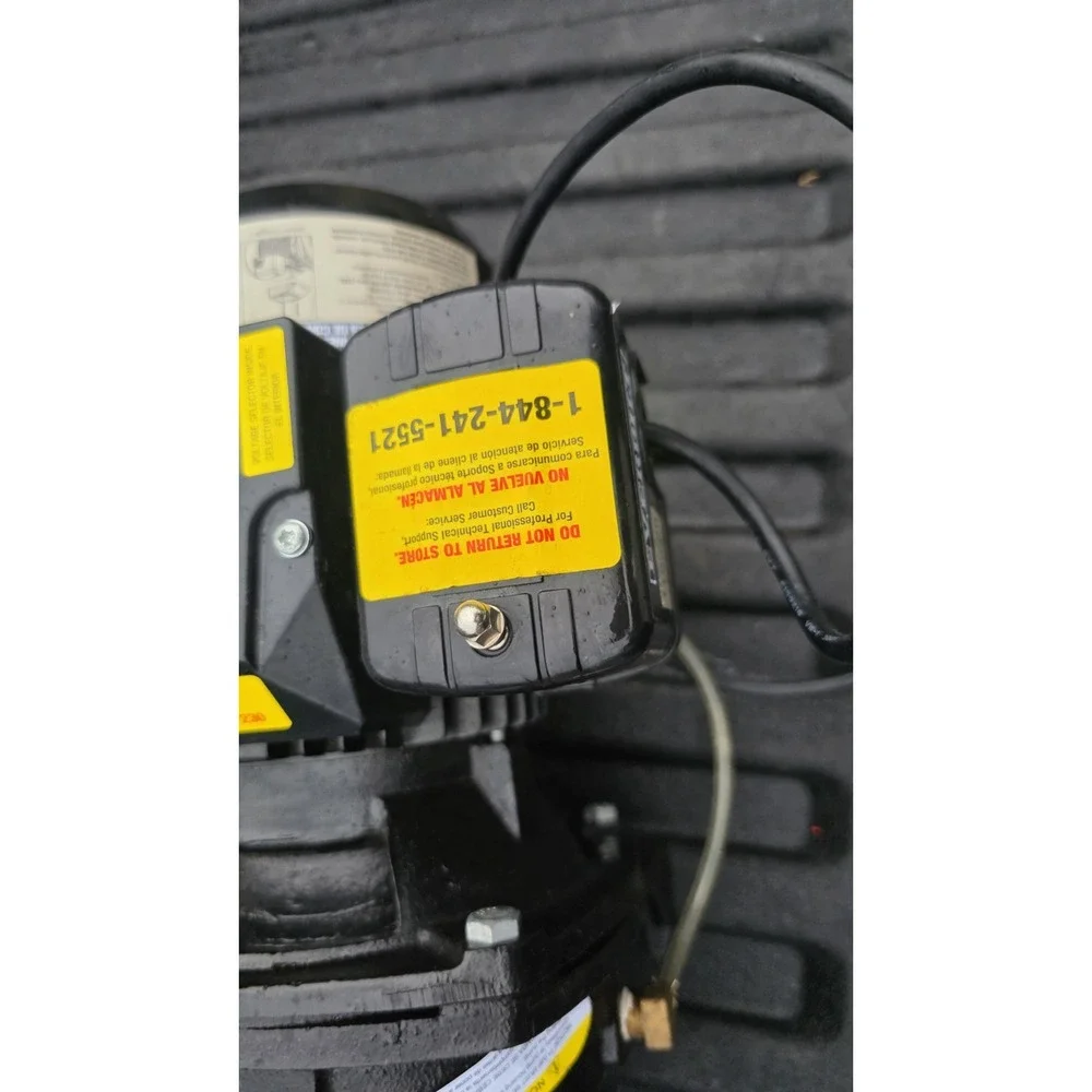 Everbilt DP550C Convertible Jet Pump 11 Gallon /Min.1 HP Cast-Iron 1001 480 255